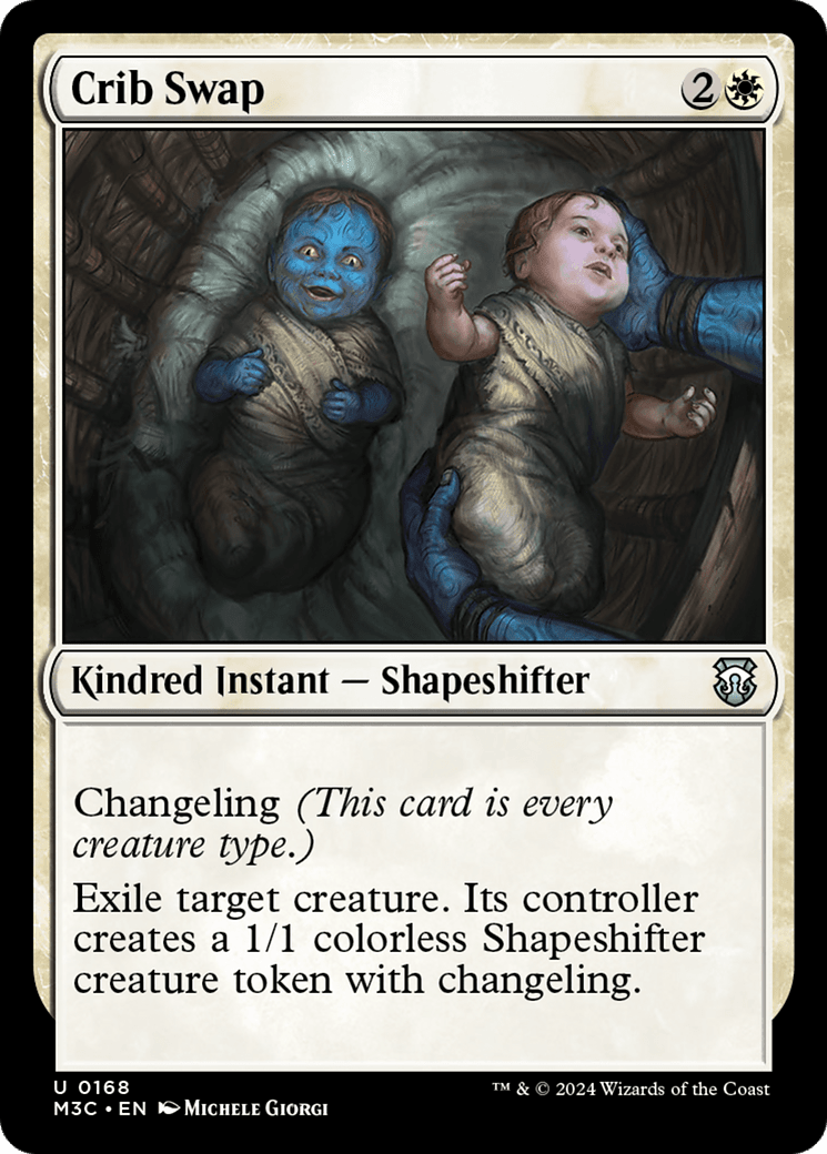 Crib Swap (Ripple Foil) [Modern Horizons 3 Commander] MTG Single Magic: The Gathering  | Multizone: Comics And Games