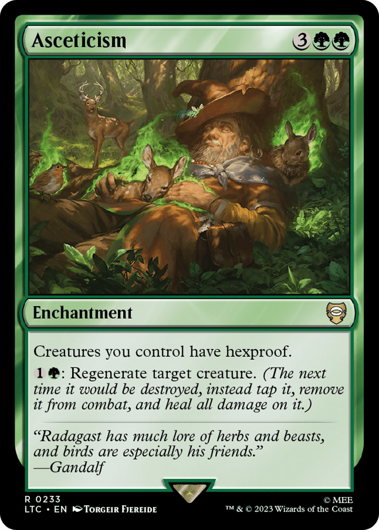 Asceticism [The Lord of the Rings: Tales of Middle-Earth Commander] MTG Single Magic: The Gathering  | Multizone: Comics And Games