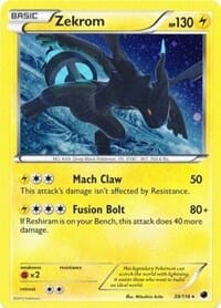 Zekrom (39/116) (Cosmos Holo) [Black & White: Plasma Freeze] Pokemon Single Pokémon  | Multizone: Comics And Games