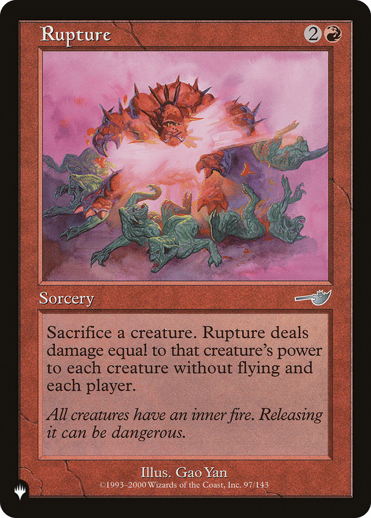 Rupture [The List] MTG Single Magic: The Gathering  | Multizone: Comics And Games