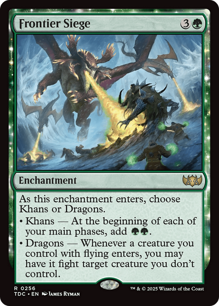 Frontier Siege [Tarkir: Dragonstorm Commander] MTG Single Magic: The Gathering  | Multizone: Comics And Games