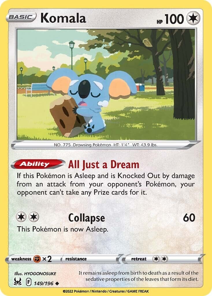 Komala (149/196) [Sword & Shield: Lost Origin] Pokemon Single Pokémon  | Multizone: Comics And Games