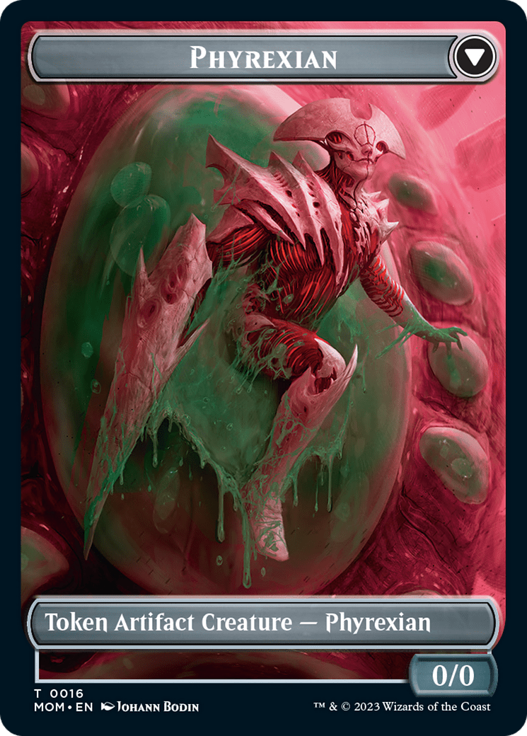 Incubator // Phyrexian (16) Double-Sided Token [March of the Machine Tokens] MTG Single Magic: The Gathering  | Multizone: Comics And Games