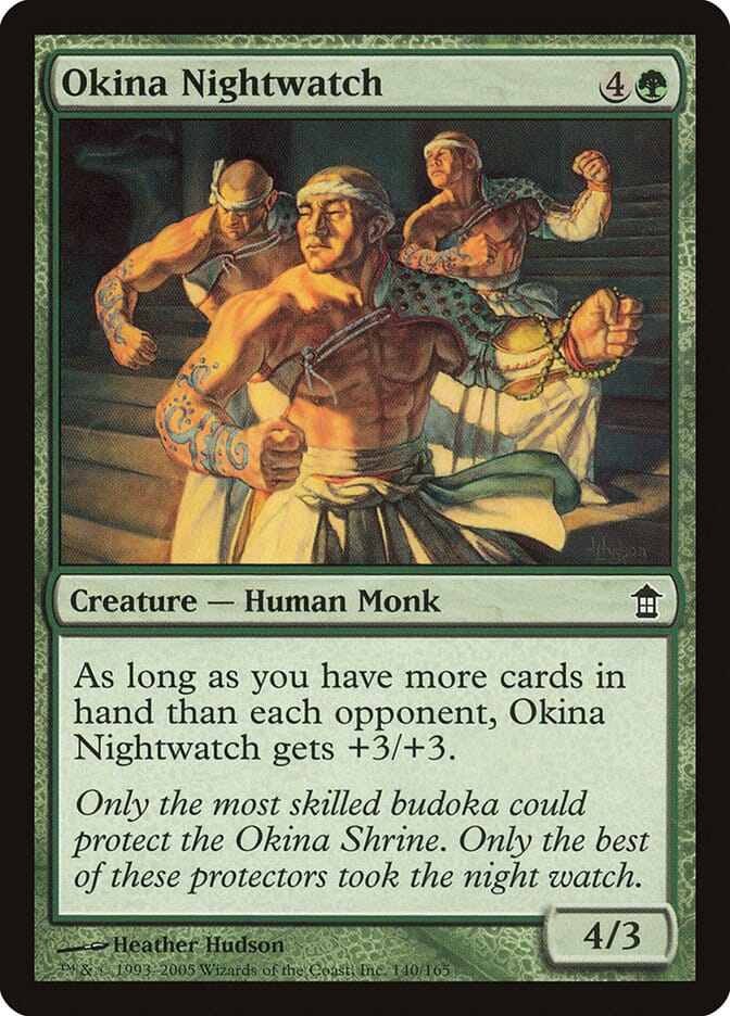 Okina Nightwatch [Saviors of Kamigawa] MTG Single Magic: The Gathering  | Multizone: Comics And Games