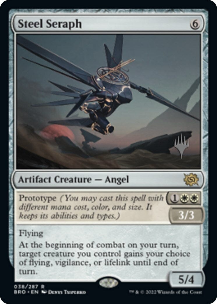 Steel Seraph (Promo Pack) [The Brothers' War Promos] MTG Single Magic: The Gathering  | Multizone: Comics And Games