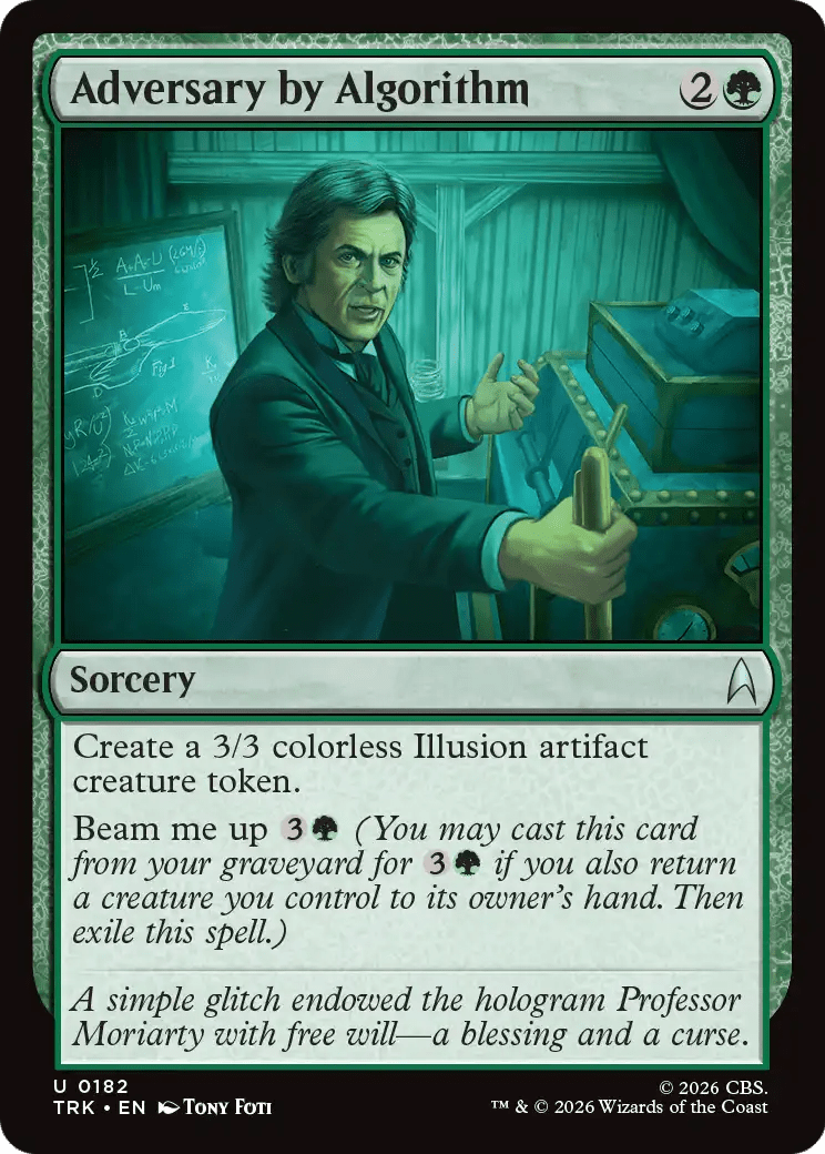 Adversary by Algorithm [Star Trek] MTG Single Magic: The Gathering  | Multizone: Comics And Games