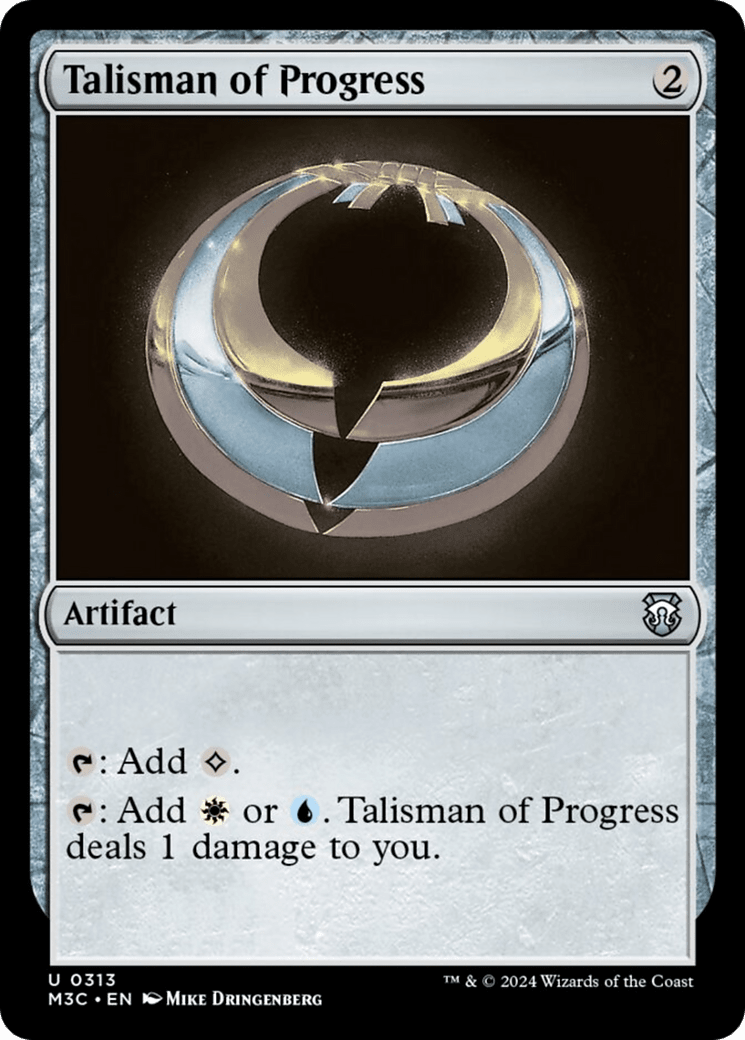 Talisman of Progress [Modern Horizons 3 Commander] MTG Single Magic: The Gathering  | Multizone: Comics And Games