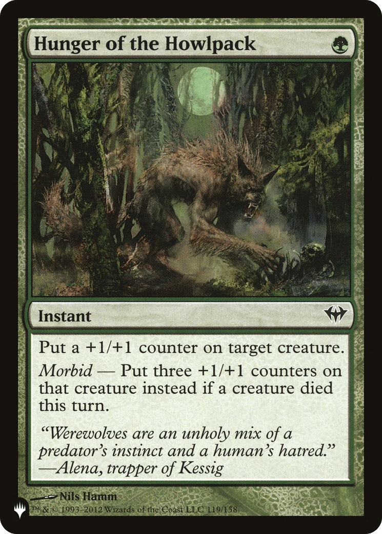 Hunger of the Howlpack [The List] MTG Single Magic: The Gathering  | Multizone: Comics And Games