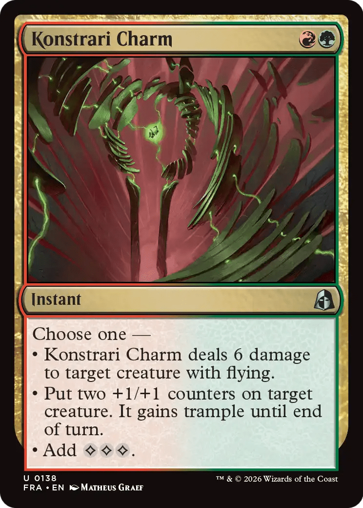 Konstrari Charm [Reality Fracture] MTG Single Magic: The Gathering  | Multizone: Comics And Games