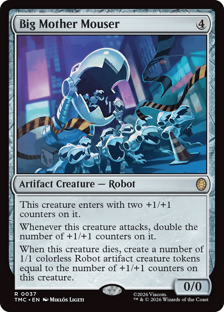 Big Mother Mouser [Teenage Mutant Ninja Turtles Commander] MTG Single Magic: The Gathering  | Multizone: Comics And Games