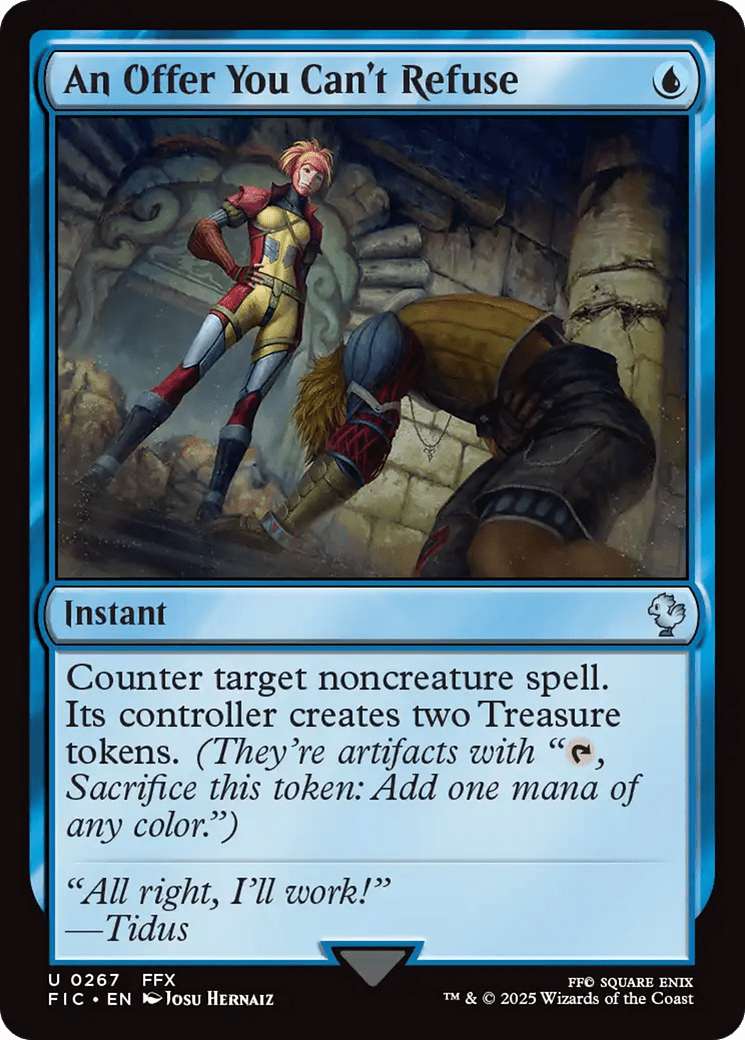 An Offer You Can't Refuse [FINAL FANTASY Commander] MTG Single Magic: The Gathering  | Multizone: Comics And Games
