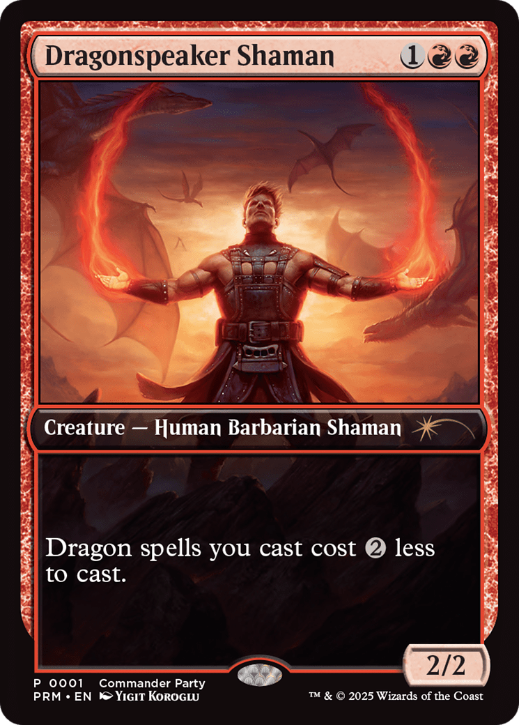 Dragonspeaker Shaman [Wizards Play Network 2025] MTG Single Magic: The Gathering  | Multizone: Comics And Games