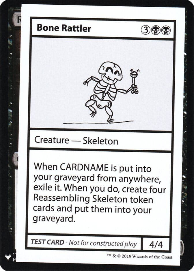 Bone Rattler [Mystery Booster Playtest Cards] MTG Single Magic: The Gathering  | Multizone: Comics And Games