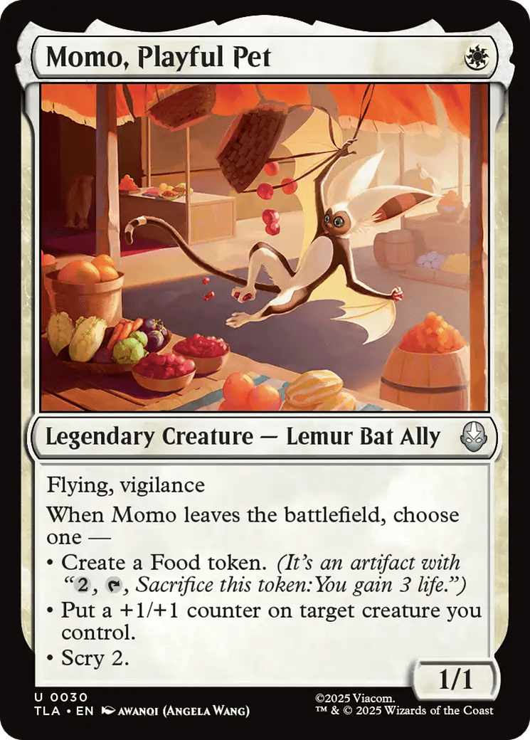 Momo, Playful Pet [Avatar: The Last Airbender] MTG Single Magic: The Gathering  | Multizone: Comics And Games