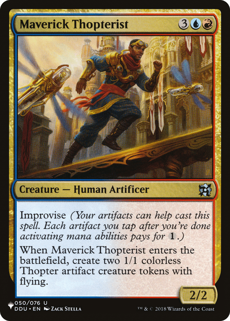Maverick Thopterist (DDU) [The List] MTG Single Magic: The Gathering  | Multizone: Comics And Games