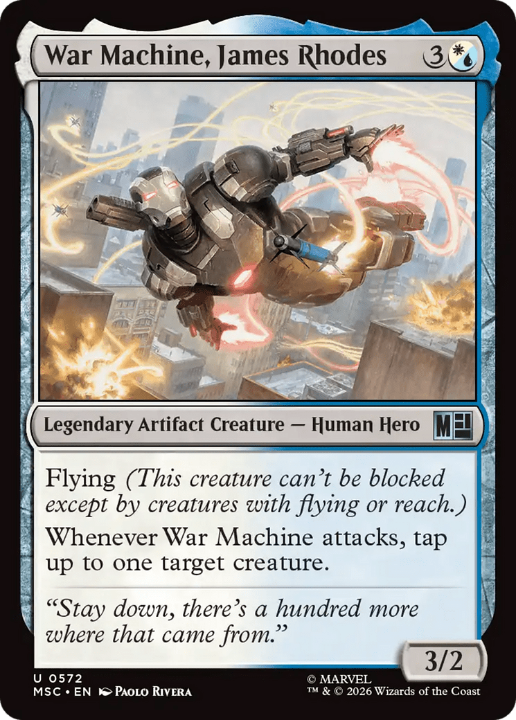 War Machine, James Rhodes [Marvel Super Heroes Commander] MTG Single Magic: The Gathering  | Multizone: Comics And Games