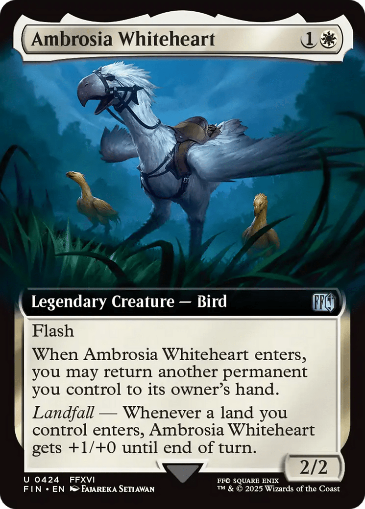 Ambrosia Whiteheart (Extended Art) [FINAL FANTASY] MTG Single Magic: The Gathering  | Multizone: Comics And Games