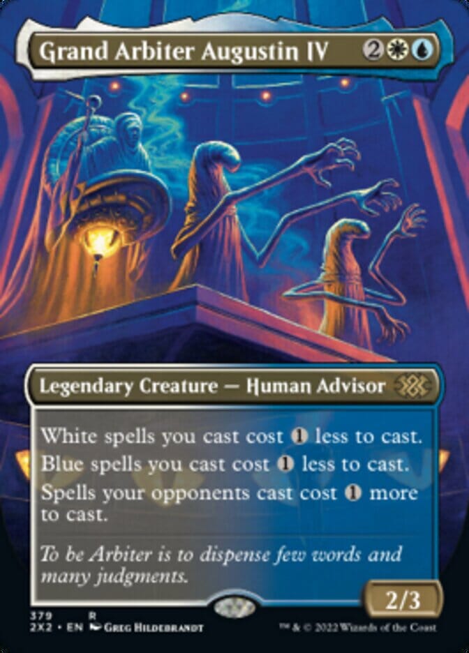 Grand Arbiter Augustin IV (Borderless Alternate Art) [Double Masters 2022] MTG Single Magic: The Gathering  | Multizone: Comics And Games