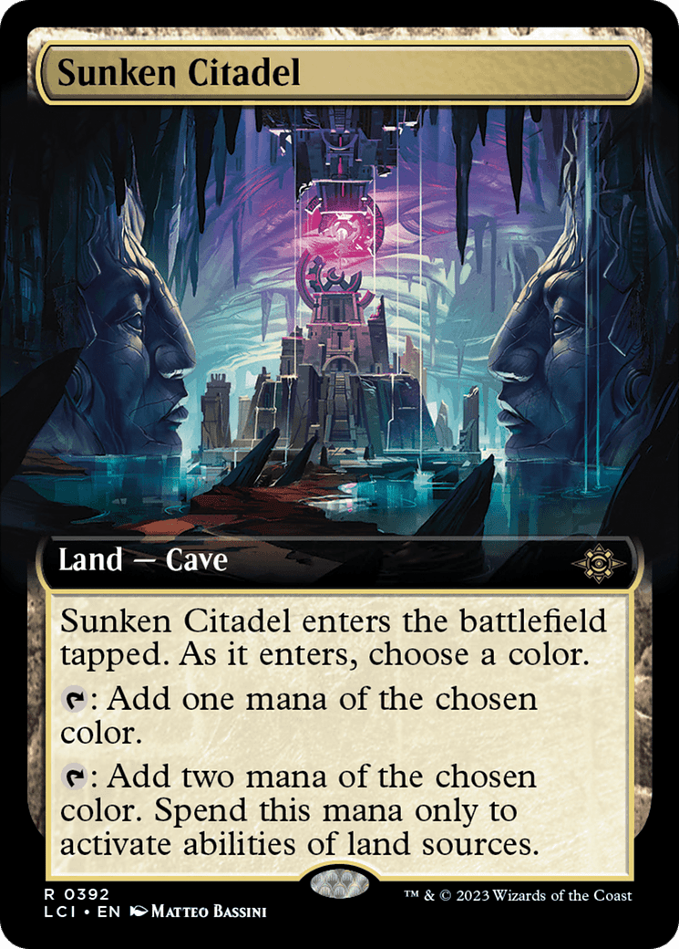 Sunken Citadel (Extended Art) [The Lost Caverns of Ixalan] MTG Single Magic: The Gathering  | Multizone: Comics And Games