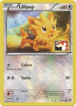 Lillipup (81/114) (League Promo) [Black & White: Base Set] Pokemon Single Pokémon  | Multizone: Comics And Games