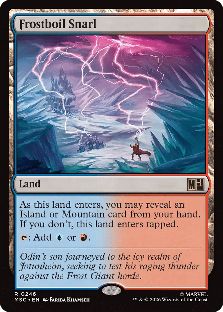 Frostboil Snarl [Marvel Super Heroes Commander] MTG Single Magic: The Gathering  | Multizone: Comics And Games