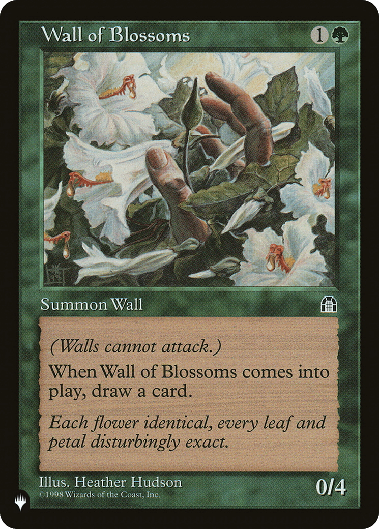 Wall of Blossoms [The List] MTG Single Magic: The Gathering  | Multizone: Comics And Games