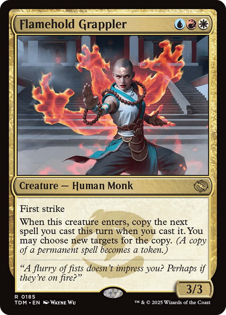 Flamehold Grappler [Tarkir: Dragonstorm] MTG Single Magic: The Gathering  | Multizone: Comics And Games