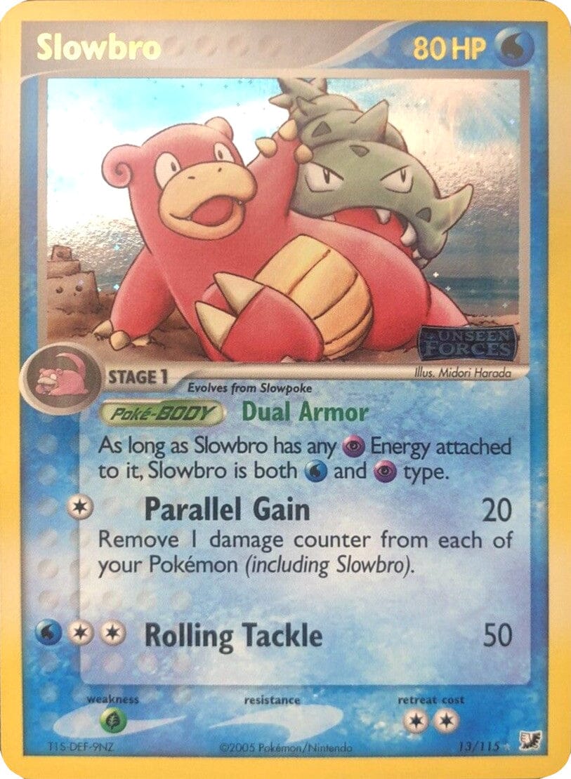 Slowbro (13/115) (Stamped) [EX: Unseen Forces] Pokemon Single Pokémon  | Multizone: Comics And Games