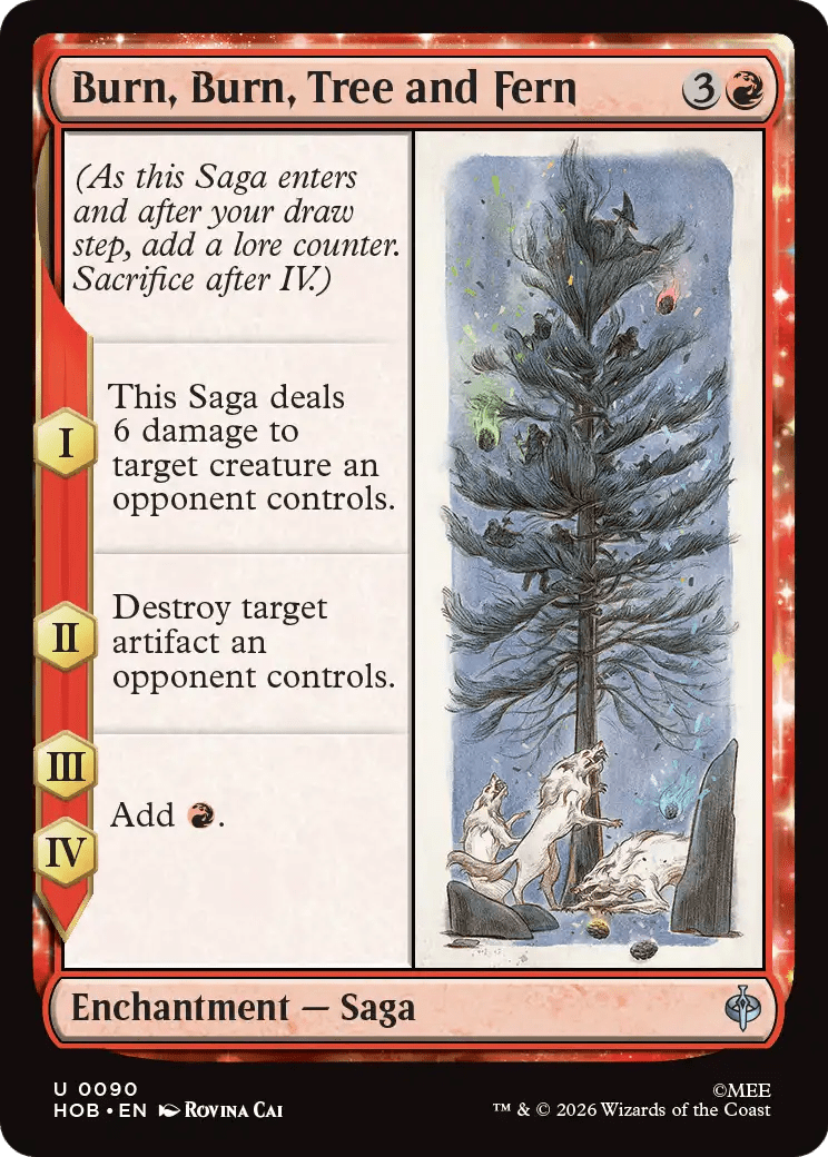 Burn, Burn, Tree and Fern [The Hobbit] MTG Single Magic: The Gathering  | Multizone: Comics And Games