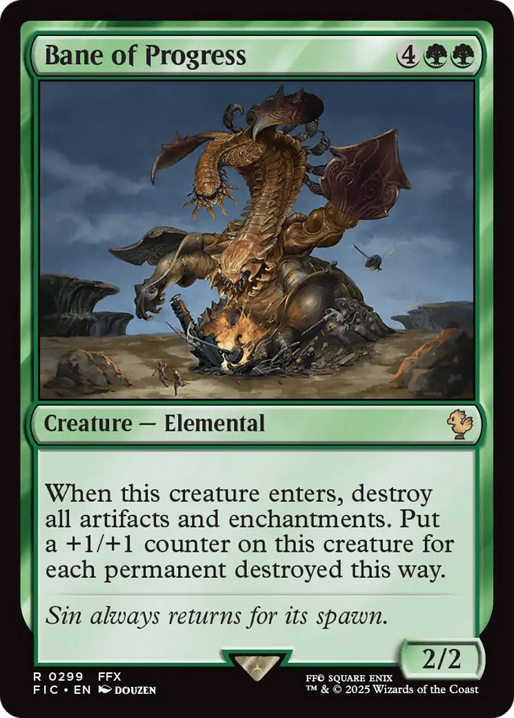 Bane of Progress [FINAL FANTASY Commander] MTG Single Magic: The Gathering  | Multizone: Comics And Games