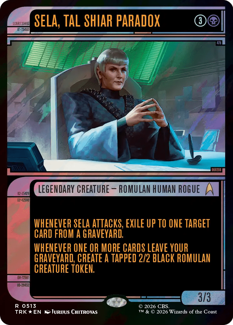 Sela, Tal Shiar Paradox (Showcase) (Surge Foil) [Star Trek] MTG Single Magic: The Gathering  | Multizone: Comics And Games