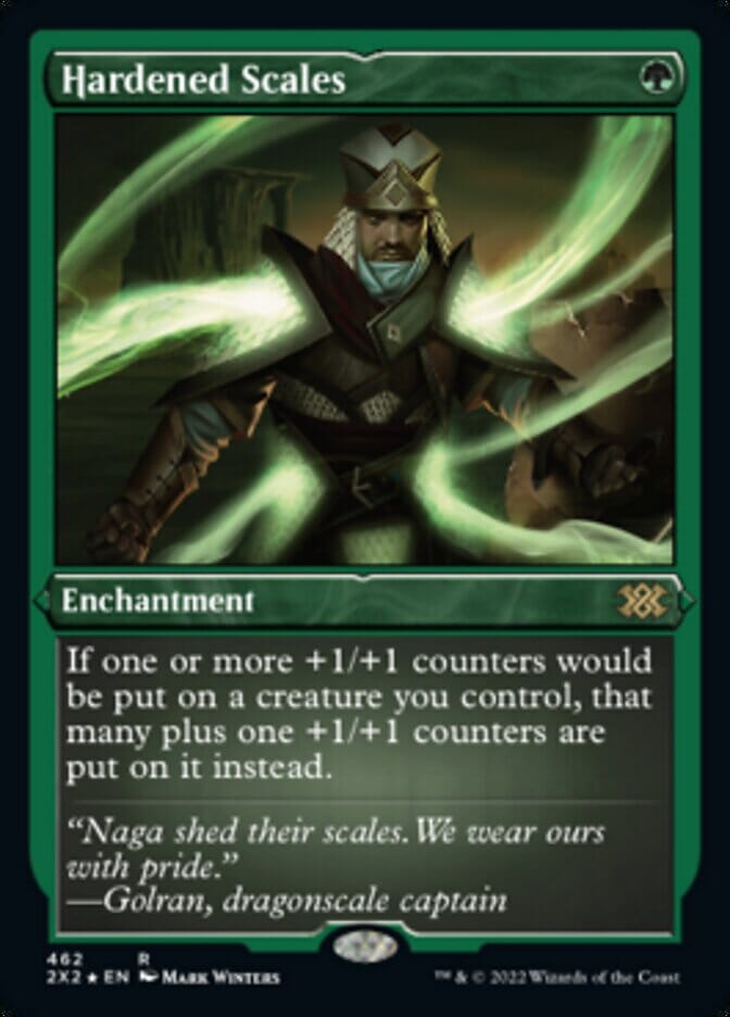 Hardened Scales (Foil Etched) [Double Masters 2022] MTG Single Magic: The Gathering  | Multizone: Comics And Games
