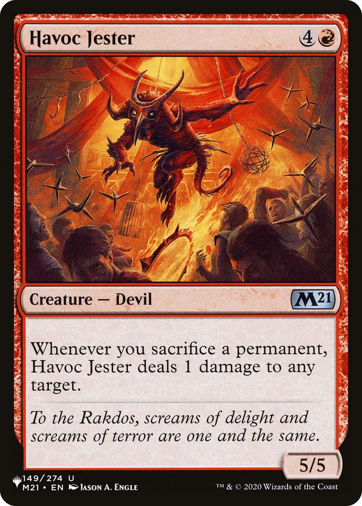Havoc Jester [The List] MTG Single Magic: The Gathering  | Multizone: Comics And Games