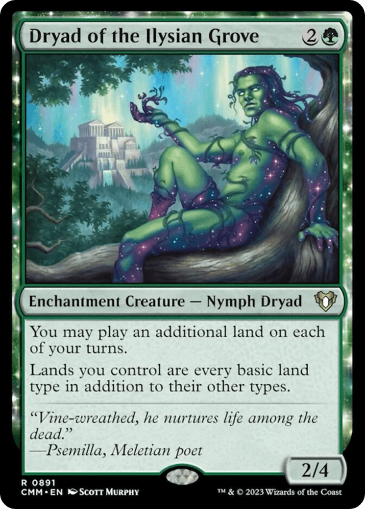 Dryad of the Ilysian Grove [Commander Masters] MTG Single Magic: The Gathering  | Multizone: Comics And Games