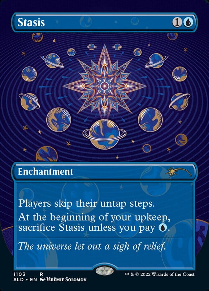 Stasis (Borderless) [Secret Lair Drop Series] MTG Single Magic: The Gathering  | Multizone: Comics And Games