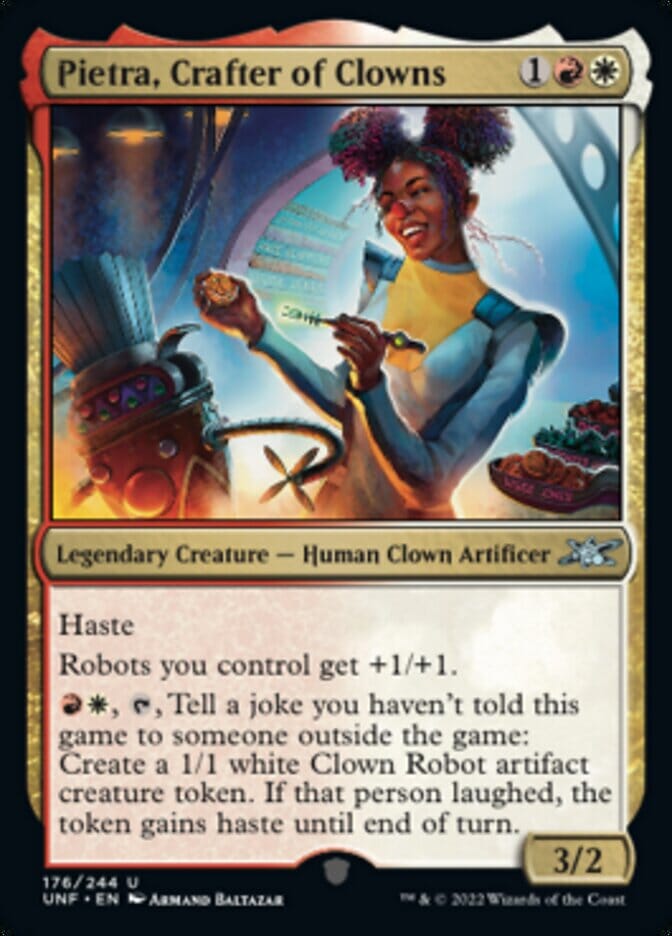 Pietra, Crafter of Clowns [Unfinity] MTG Single Magic: The Gathering  | Multizone: Comics And Games