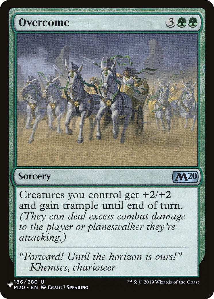 Overcome [The List] MTG Single Magic: The Gathering  | Multizone: Comics And Games