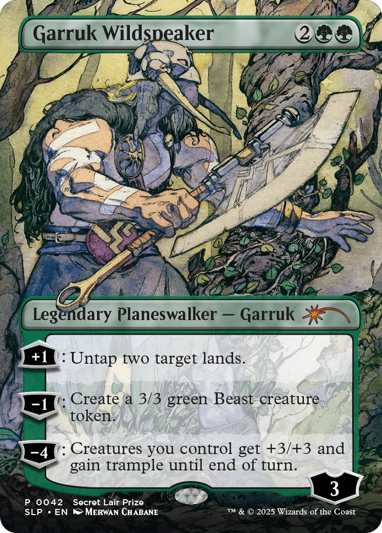 Garruk Wildspeaker [Secret Lair Showdown] MTG Single Magic: The Gathering  | Multizone: Comics And Games