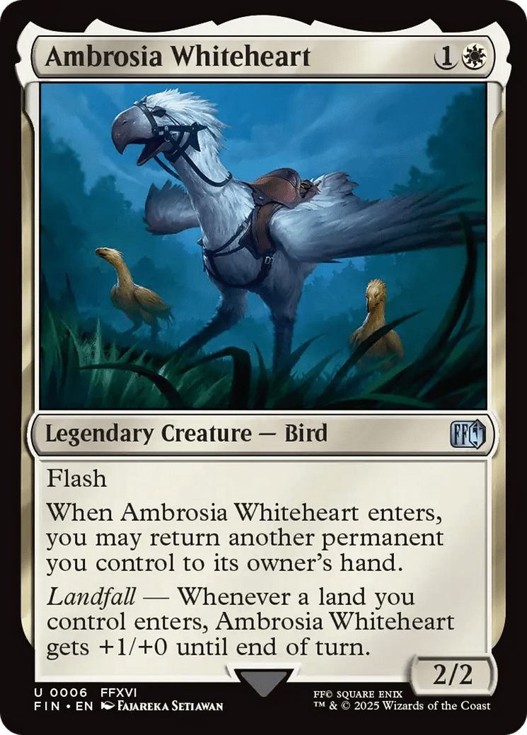 Ambrosia Whiteheart [FINAL FANTASY] MTG Single Magic: The Gathering  | Multizone: Comics And Games