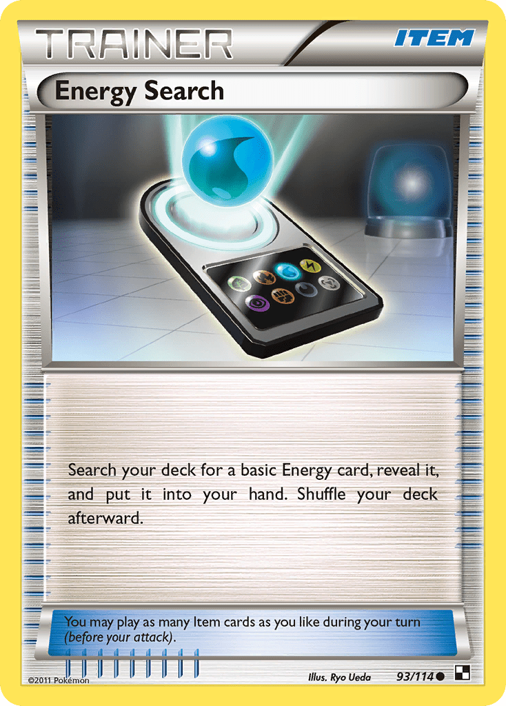 Energy Search (93/114) [Black & White: Base Set] Pokemon Single Pokémon  | Multizone: Comics And Games