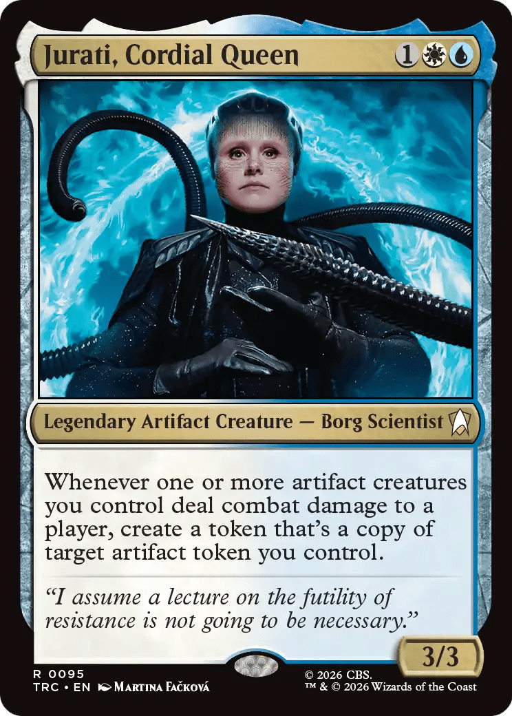 Jurati, Cordial Queen [Star Trek Commander] MTG Single Magic: The Gathering  | Multizone: Comics And Games