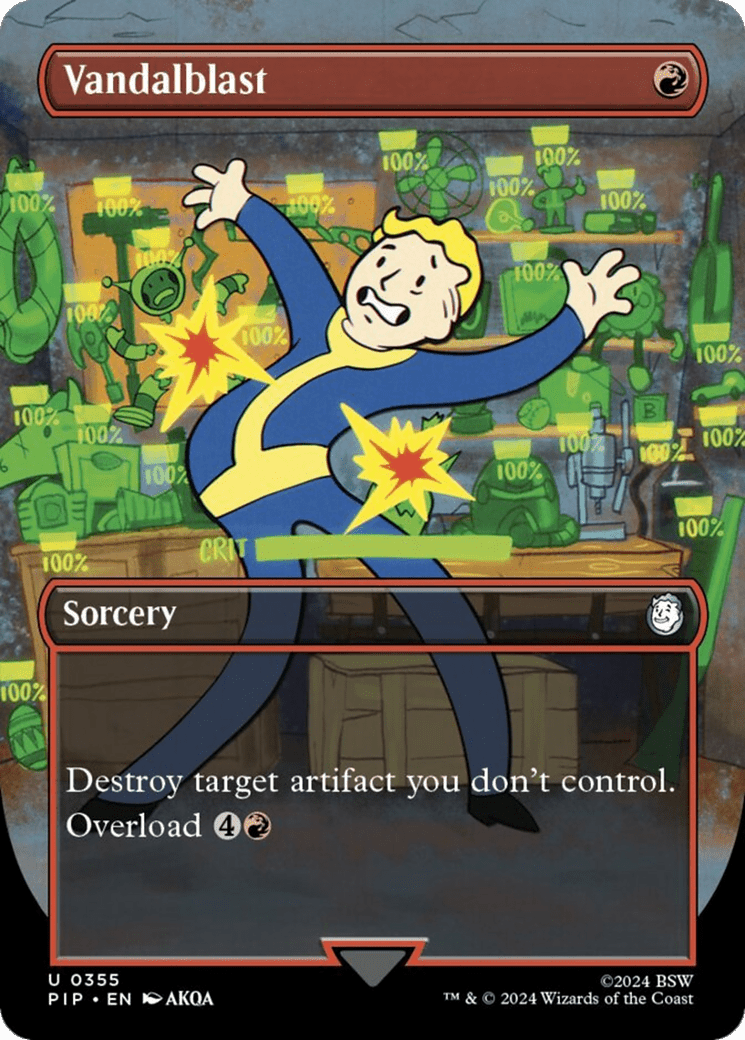 Vandalblast (Borderless) [Fallout] MTG Single Magic: The Gathering  | Multizone: Comics And Games
