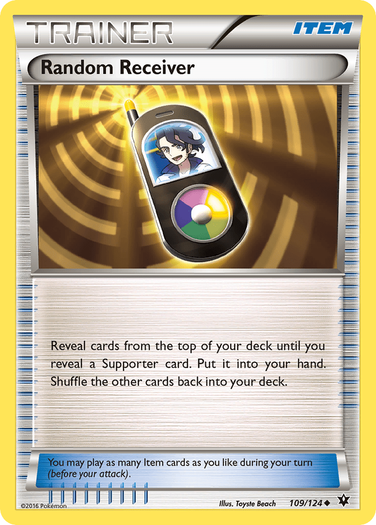 Random Receiver (109/124) [XY: Fates Collide] Pokemon Single Pokémon  | Multizone: Comics And Games
