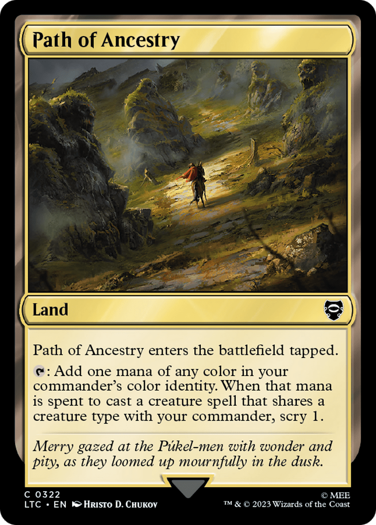 Path of Ancestry [The Lord of the Rings: Tales of Middle-Earth Commander] MTG Single Magic: The Gathering  | Multizone: Comics And Games