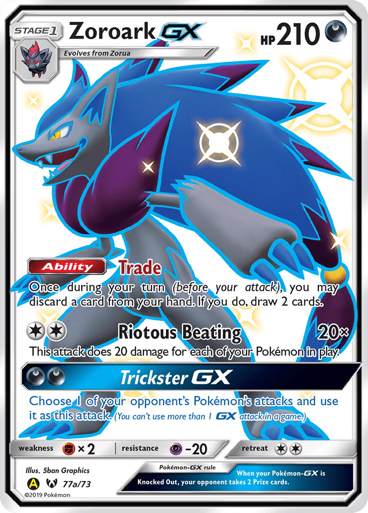 Zoroark GX (77a/73) [Alternate Art Promos] Pokemon Single Pokémon  | Multizone: Comics And Games