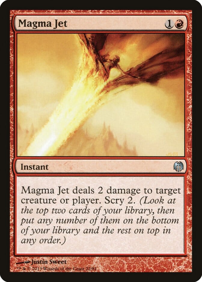 Magma Jet [Duel Decks: Heroes vs. Monsters] MTG Single Magic: The Gathering  | Multizone: Comics And Games