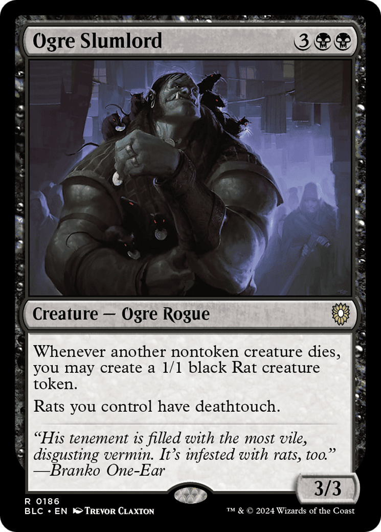Ogre Slumlord [Bloomburrow Commander] MTG Single Magic: The Gathering  | Multizone: Comics And Games