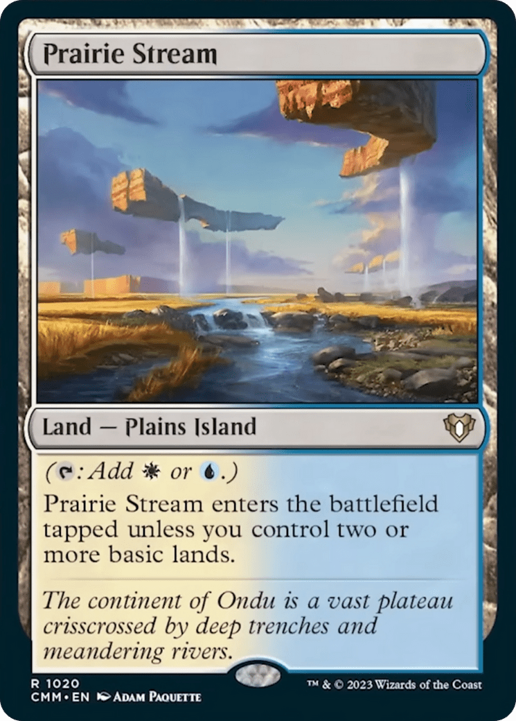 Prairie Stream [Commander Masters] MTG Single Magic: The Gathering  | Multizone: Comics And Games