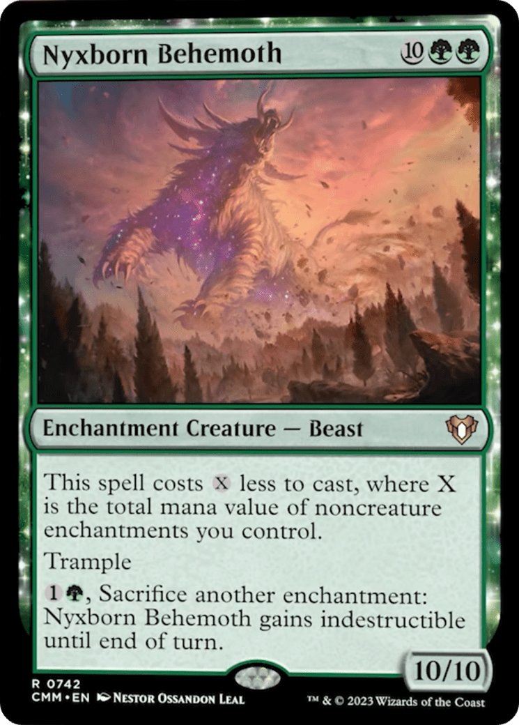 Nyxborn Behemoth [Commander Masters] MTG Single Magic: The Gathering  | Multizone: Comics And Games