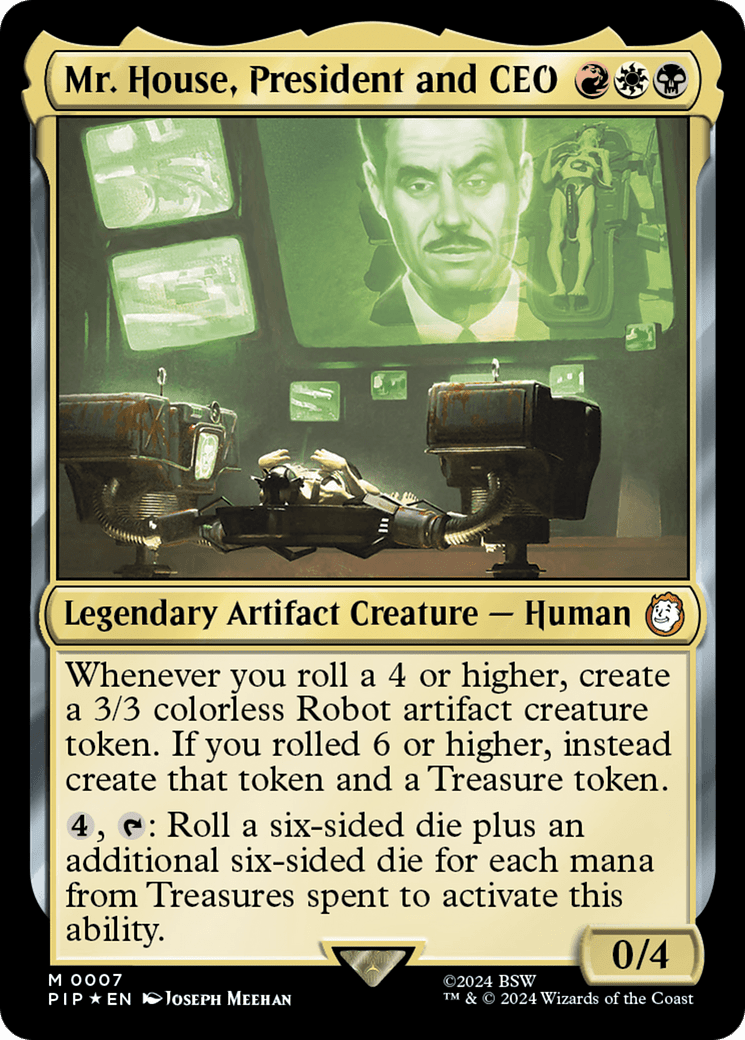 Mr. House, President and CEO [Fallout] MTG Single Magic: The Gathering  | Multizone: Comics And Games